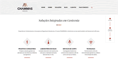 Desktop Screenshot of chammasengenharia.com.br